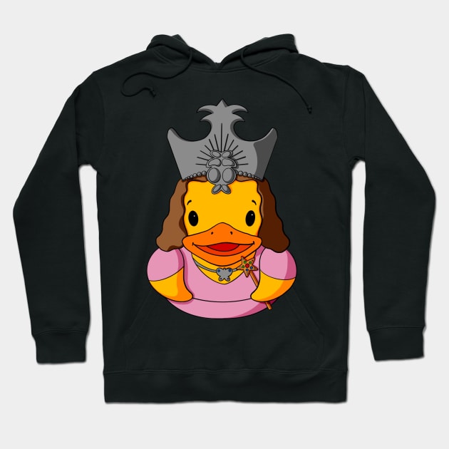 Glinda the Good Witch Rubber Duck Hoodie by Alisha Ober Designs